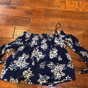 off the shoulder crop top